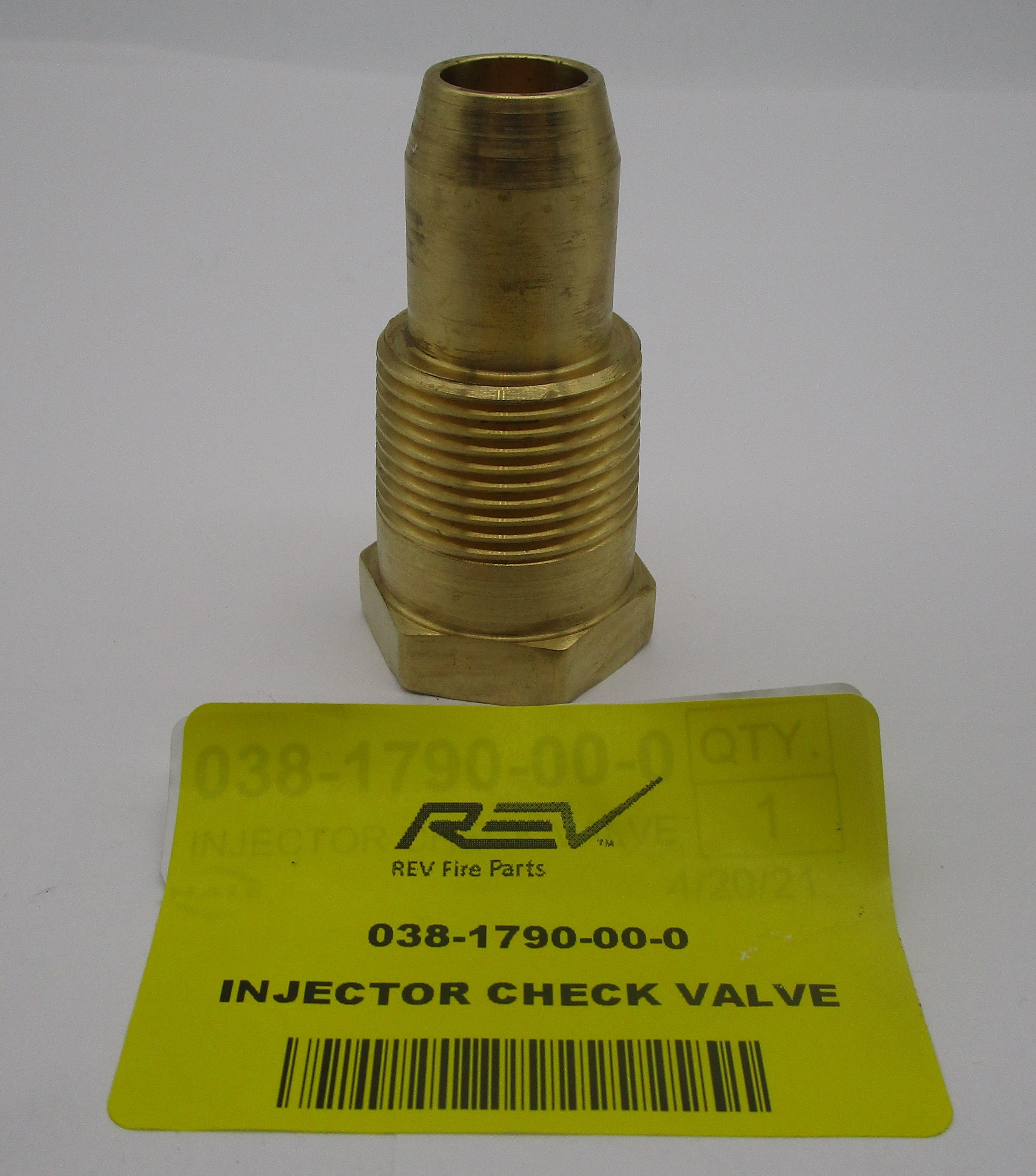 INJECTOR VALVE CHECK FOAM MSTR REV Fire Group Parts eStore