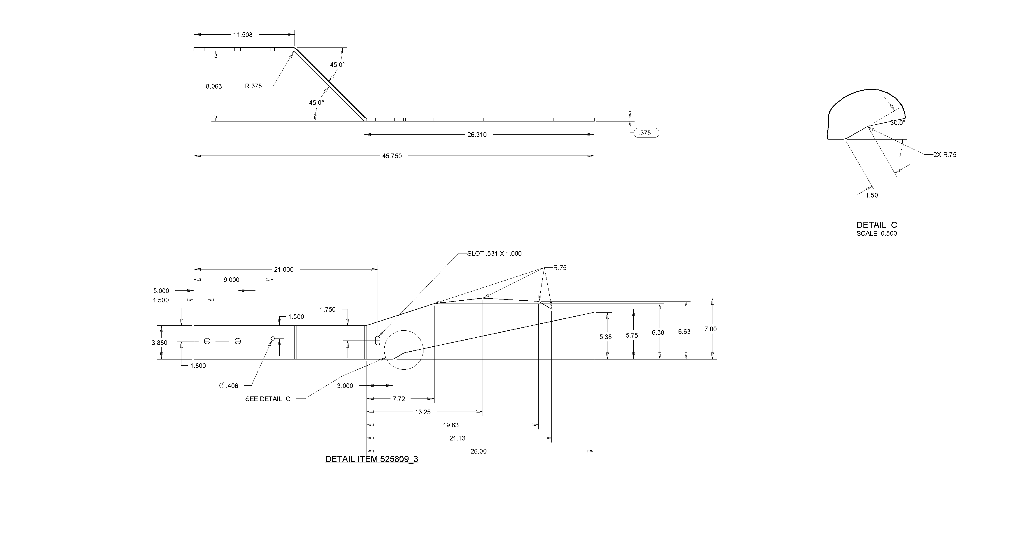 Rail Cyclone RAIL EXTENSION FRONT CYCLONE 2 LEFT HAND .38 FLANGE MOD | REV Fire ...