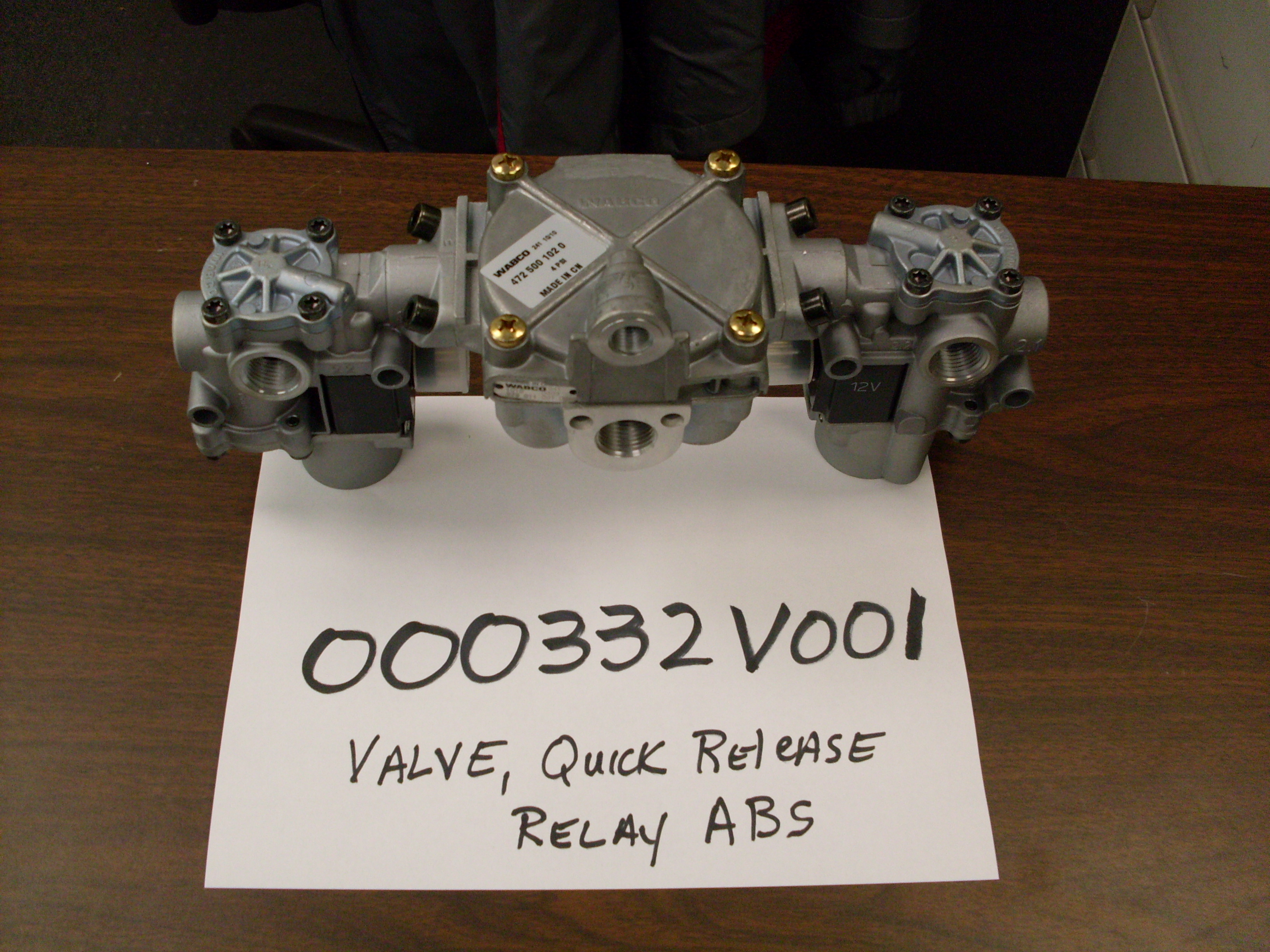 VALVE QUICK RELEASE RELAY ABS | Fire eStore