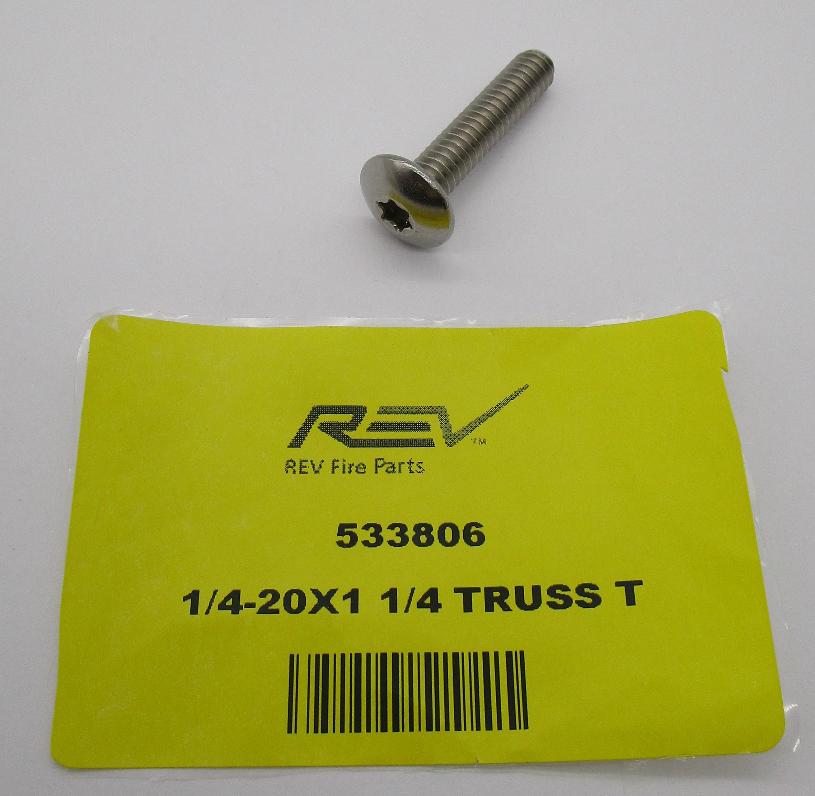1/4-20X1 1/4 TRUSS TORX MS STAINLESS STEEL | Fire eStore