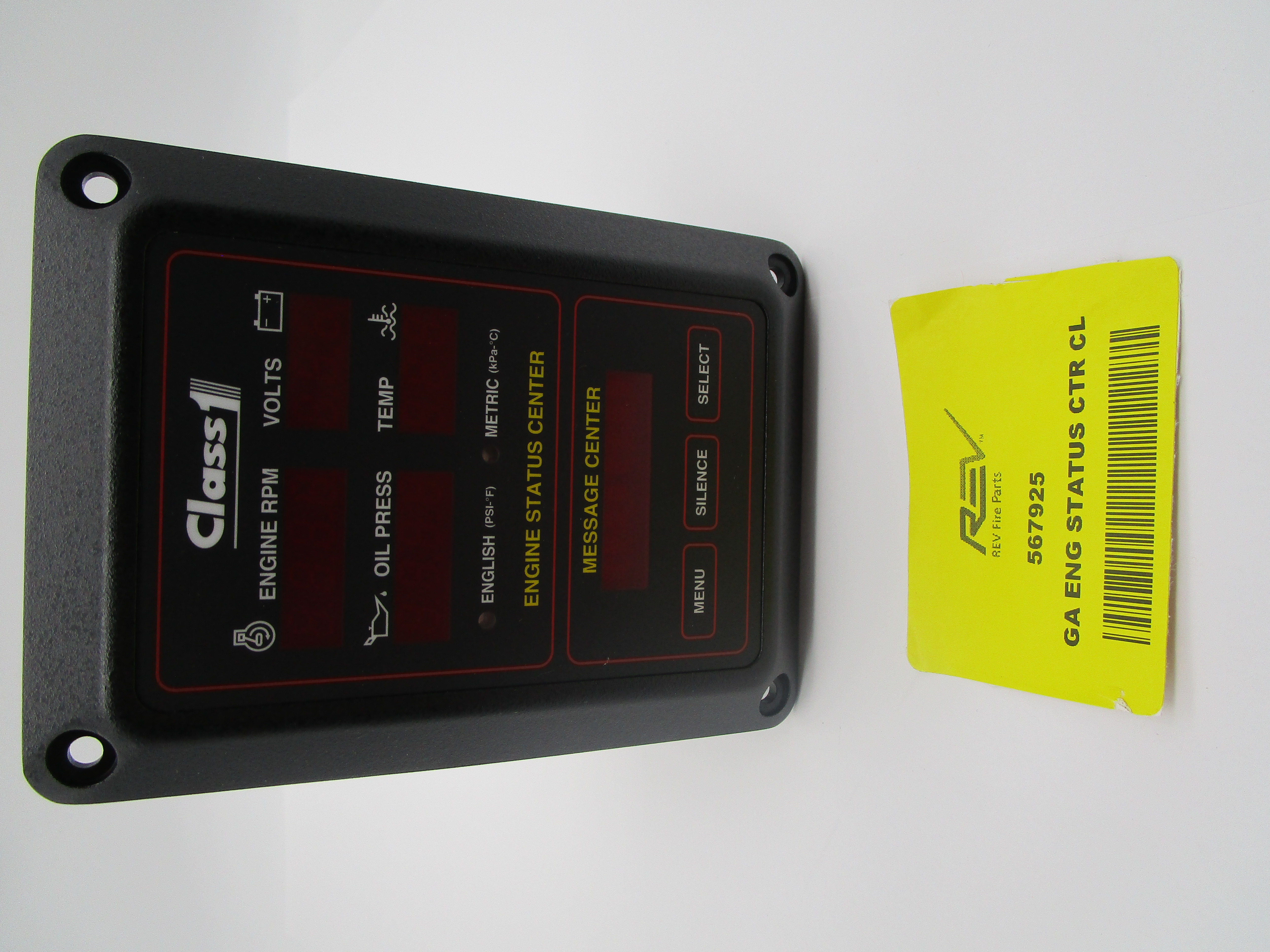 GAUGE ENGINE STATUS CENTER CLASS 1 | Fire eStore