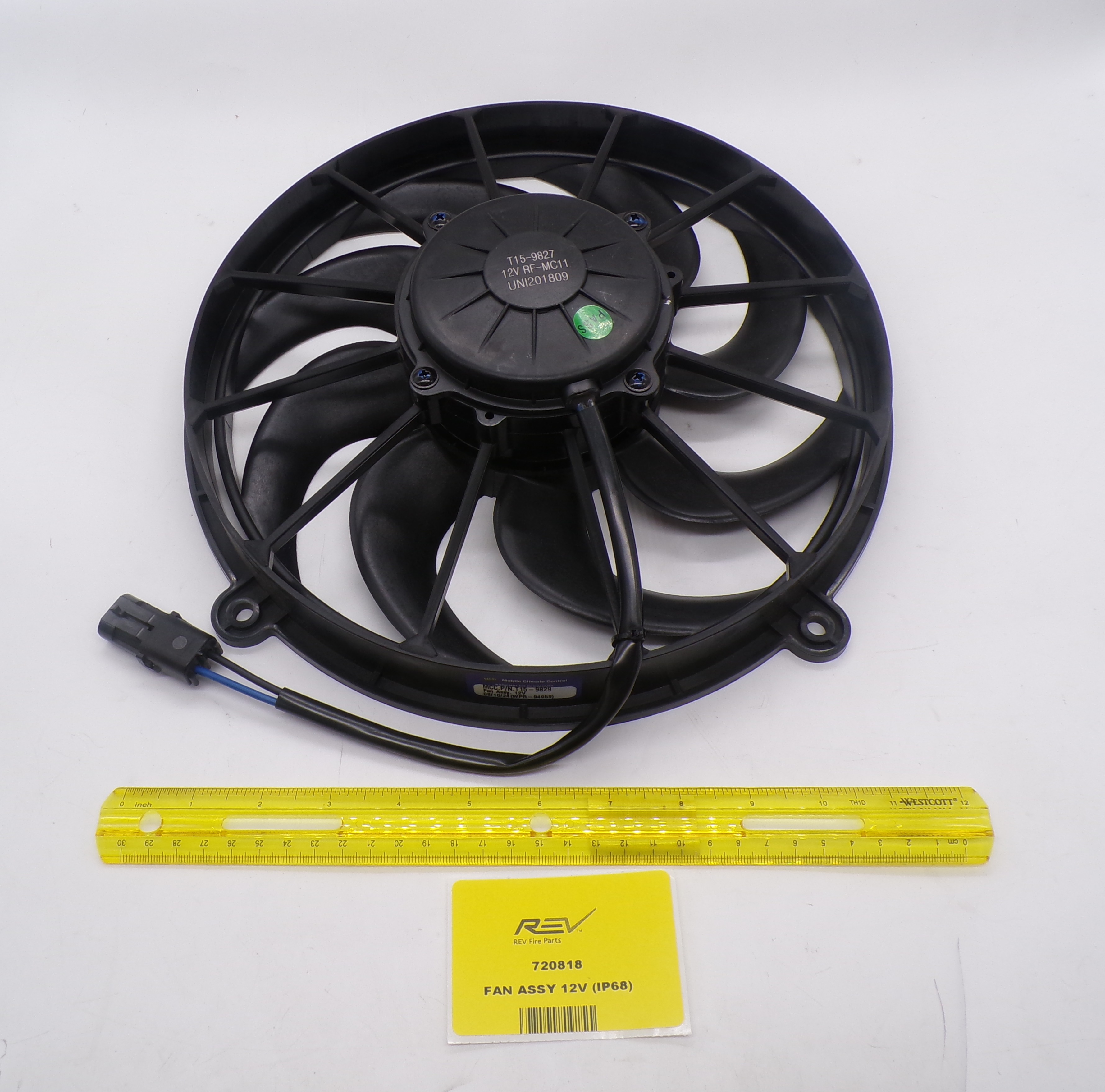 FAN ASSEMBLY 12V (IP68) | Fire eStore
