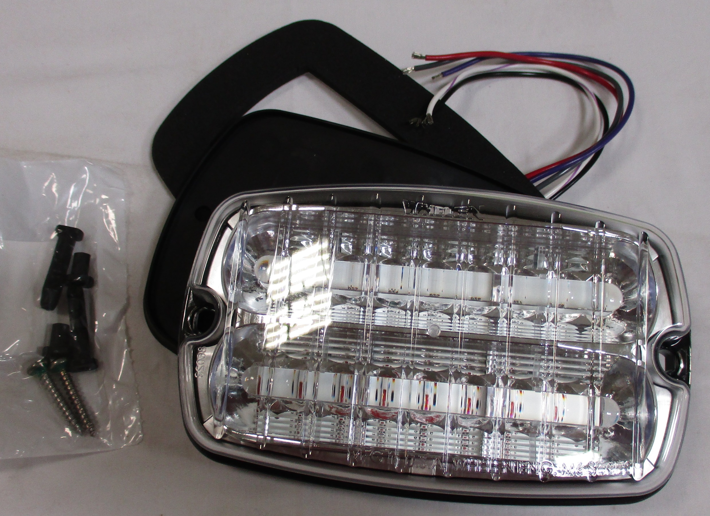 LIGHT WHE M6RC LED RED-W/CLR LENS | Fire eStore