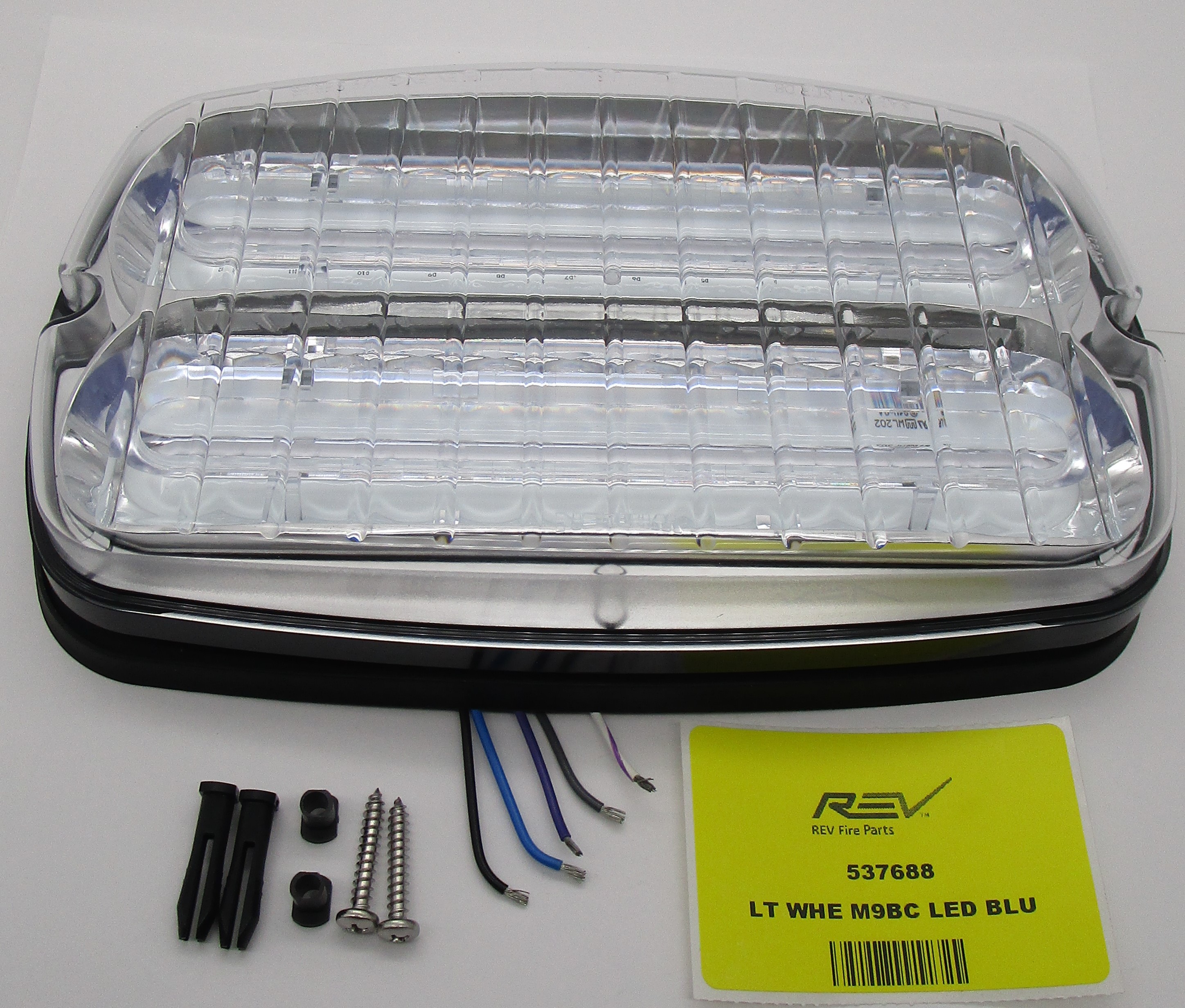 LIGHT WHE M9BC LED BLU W/CLR LENS | Fire eStore