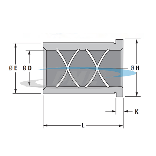 BronzePlated Shoulder Bushings 06x37 DME eSTORE