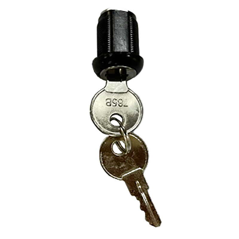Rightway Lock Key LOCK, 7/8'' W/KEYS (2) RIGHT HAND BLACK 2502 | REV Parts Store
