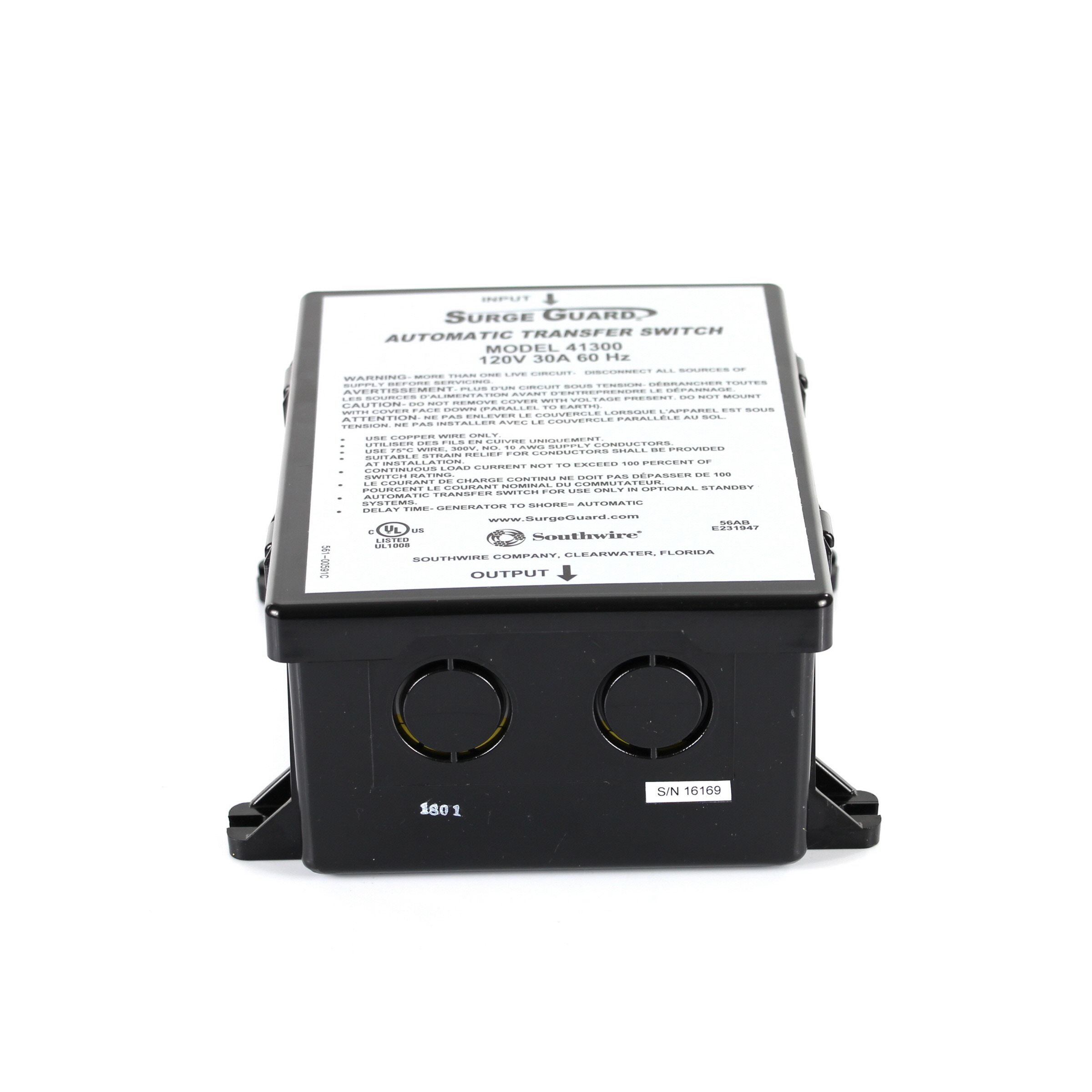 TRANSFER SWITCH 30A REV Parts Store